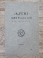 Statutele societatii numismatice romane (1915)