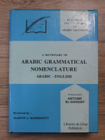 A dictionary of arabic grammatical nomenclature