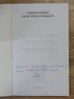Cornelius Enescu - Patru intr-un trabant (cu autograful autorului)