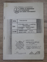 Cursul: Navigatie. Vocabularul maritim standard. Convorbirile radiotelefonice pe mare