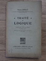 Edmond Goblot - Traite de logique (1941)