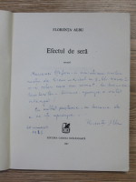 Florenta Albu - Efectul de sera (cu autograful autoarei)