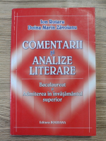 Ion Rotaru - Comentarii si analize literare. Bacalaureat si admiterea in invatamantul superior