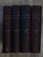 Julien Bonnecase - Traqite theorique et pratique de droit civil (volumele 1,2,3,5, 1930)