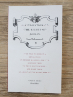Mary Wollstonecraft - A vindication of the rights of woman