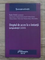 Radu Chirita - Dreptul de acces la o instanta. Jurispridenta C.E.D.O.