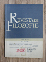 Revista de Filozofie, tomul 18, nr. 1, 1971
