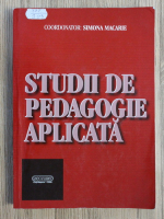 Simona Macarie - Studii de pedagogie aplicata