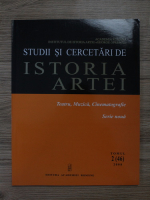 Studii si cercetari de istoria artei, seria teatru, muzica, cinematografie, tomul 2 (46), 2008