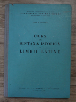 Toma Vasilescu - Curs de sintaxa istorica a limbii latine
