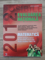 Valeriu Gornoava, Gheorghe Iurea - Evaluarea nationala 2012. Matematica. Teme recapitulative, 55 de teste rezolvate dupa modelul MECTS