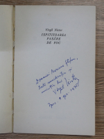 Virgil Nistor - Ispititoarea pasare de foc (cu autograful autorului)