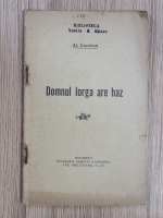 Al. Cazaban - Domnul Iorga are haz