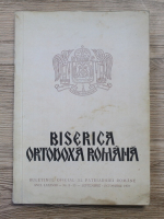 Anticariat: Biserica Ortodoxa Romana. Buletinul oficial al patriarhiei Romane, anul LXXXVIII, nr. 9-10, septembrie-octombrie 1970