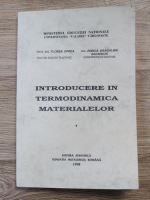 Florea Oprea - Introducere in termodinamica materialelor