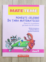 Anticariat: Mirela Ionutescu - Povesti celebre in tara matematicii. Exercitii si probleme pe nivele de dificultate, clasa a II-a