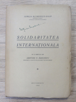 Aurelia Blumenfeld Balin - Solidaritatea internationala (1933)