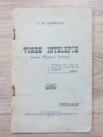 C. Th. Cumpanasu - Vorbe intelepte (1937)