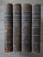 H. Taine - Les origines de la France contemporaine (4 volume, 1885)