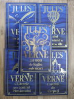 Jules Verne - Ocolul pamantului in optzeci de zile. De la pamant la luna. Castelul din carpati. Calatorie spre centrul Pamantului. 20000 de leghe sub mari (5 volume)