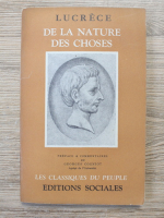 Lucrece - De la nature des choses