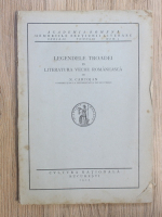N. Cartojan - Legendele Troadei in literatura veche romaneasca (1925)