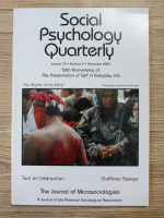 Social Psychology Quarterly, volumul 7, nr. 4, decembrie 2009