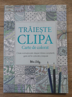 Traieste clipa. Carte de colorat. Citate motivationale despre trairea constienta, gata sa fie colorate si expuse