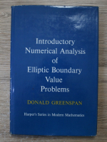 Donald Greenspan - Introductory numerical analysis of elliptic boundary value problems