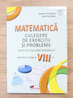 Elefterie Petrescu - Matematica. Culegere de exercitii si probleme. Teste de evaluare nationala pantru clasa a VIII-a