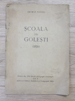 George Fotino - Scoala din Golesti, 1826