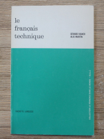 Anticariat: Gerard Vigner - Le francais technique