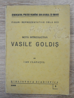 Ion Clopotel - Figuri reprezentatice dela noi, nr. 1, anul 1934 