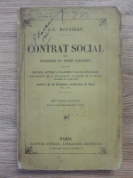 Jean Jacques Rousseau - Contrat social ou principes du droit politique (1910)