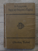 M. Gangolphe - Precis des operations d'urgence (1901)