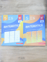 Maria Zaharia, Dan Zaharia, Sorin Peligrad - Matematica. Aritmetica, algebra, geometrie, clasa a V-a partile I si II (2 volume)