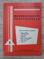 Anticariat: Orientarea profesionala. Micromonografii profesionale