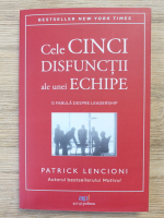 Anticariat: Patrick Lencioni - Cele cinci disfuntii ale unei echipe