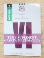 Radu Gologan, Ion Cicu, Alexandru Negrescu - Teme supliment. Gazeta matematica, clasa a VI-a