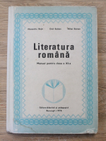 Alexandru Bojin - Literatura romana. Manual pentru clasa a XI-a