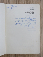 Alexandru Piru - Poezia romaneasca contemporana, 1950-1975 (cu autograful autorului)