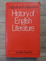 Emile Legouis, Louis Cazamian - History of english literature