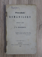 J. C. Hintescu - Proverbele romaniloru (uzata, 1877)