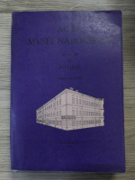 Acta Mvsei Napocensis, volumele 26-30, partea II. Istorie (1989-1993)