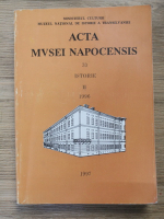 Acta Mvsei Napocensis, volumul 33. Istorie (partea II, 1996)