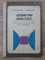 Constantin Ionescu-Bujor - Geometrie analitica. Manual pentru clasa a XI-a liceu, sectia umanista, si anul III, licee de specialitate