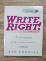 Jan Venolia - Write right. A desktop digest of punctuation, grammar and style