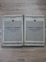 Lucrari de constructii. Prescriptii de proiectare (2 volume)