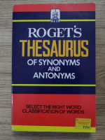 Peter Mark Roget - Roget's Thesaurus of synonyms and antonyms