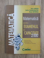 Petre Simion - Matematica pentru examenul de capacitate